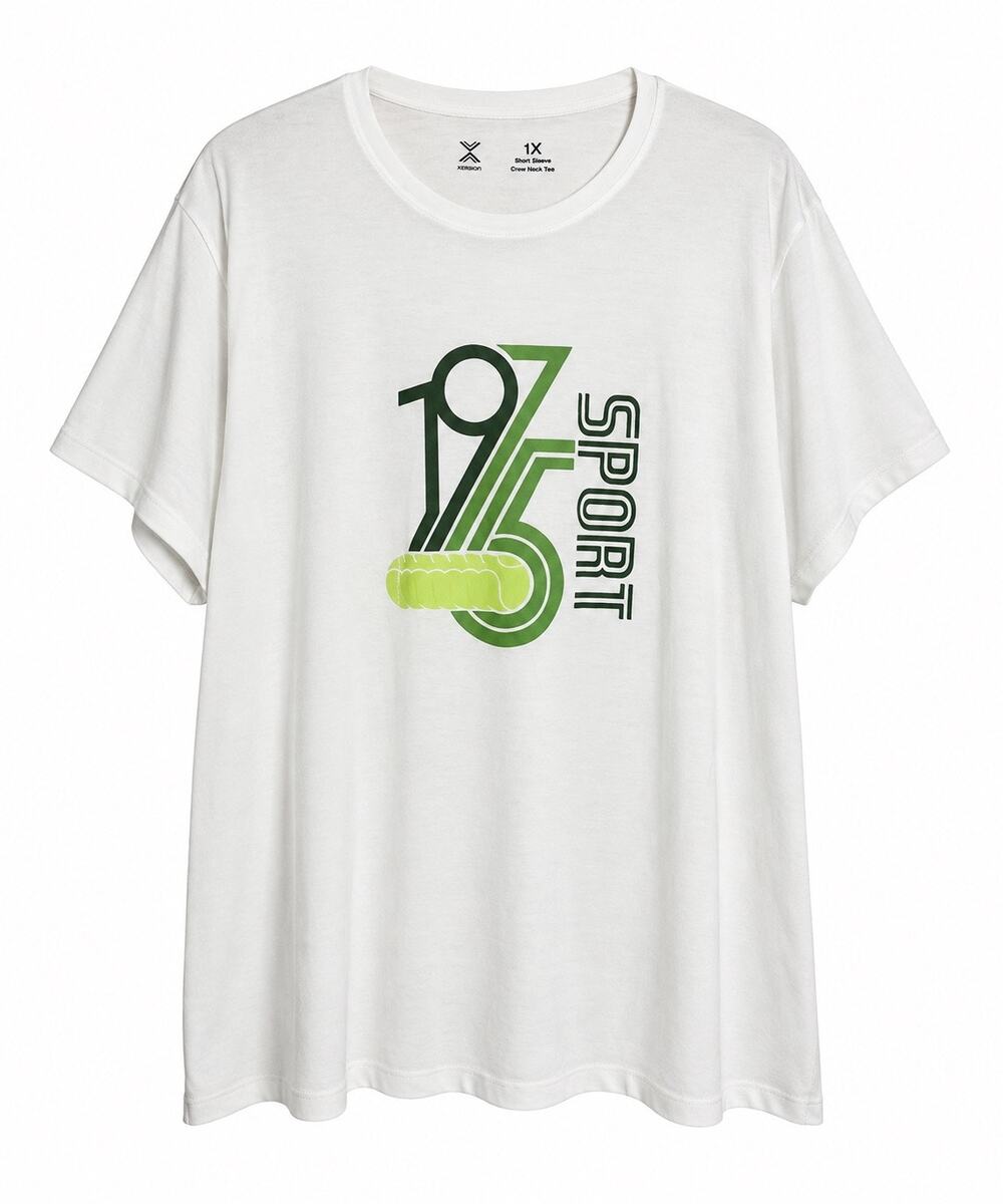Xersion White Graphic Sport T-Shirt – Size 1X
